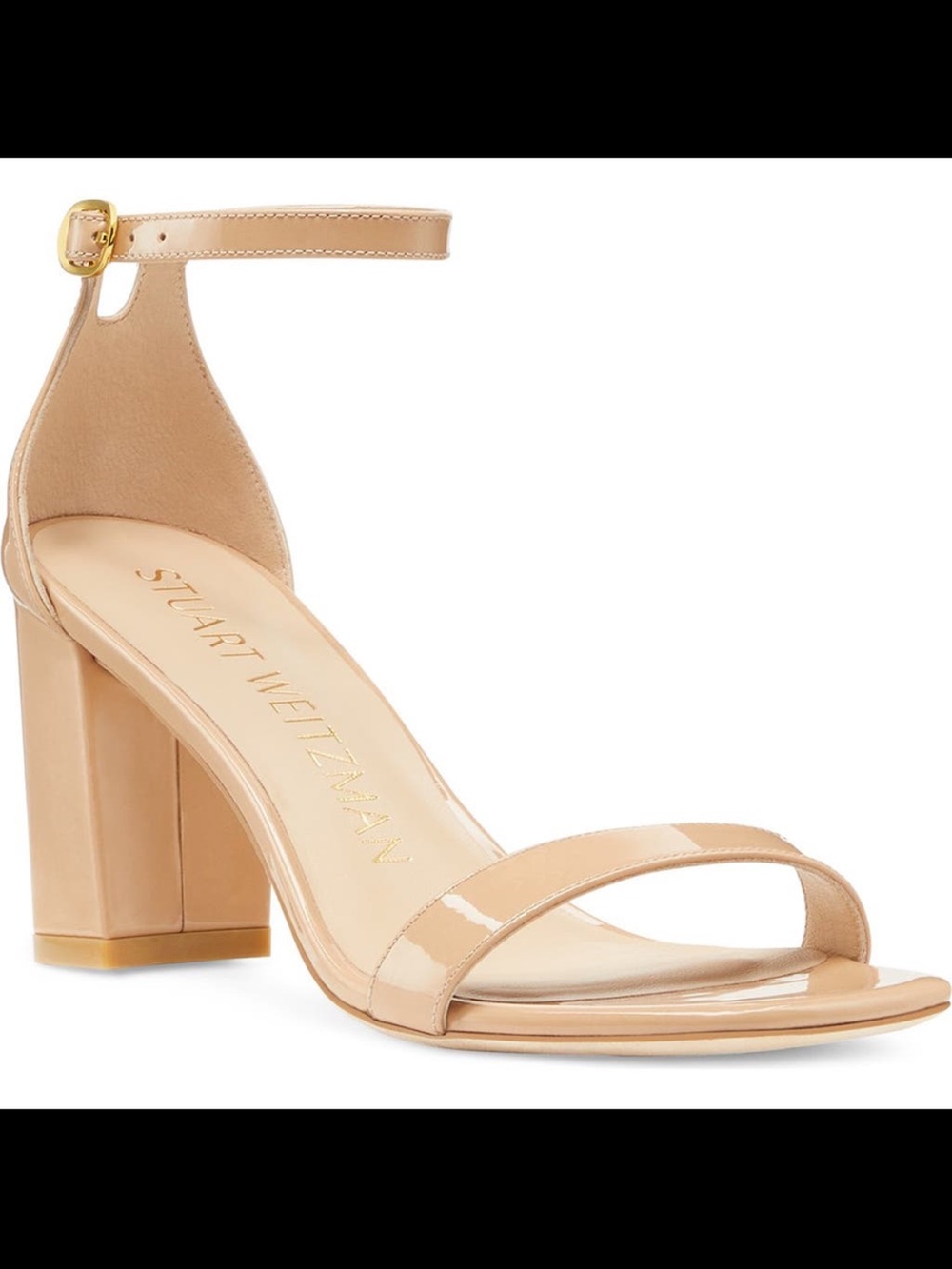 Stuart Weitzman Nearlynude Ankle Strap City Sandal